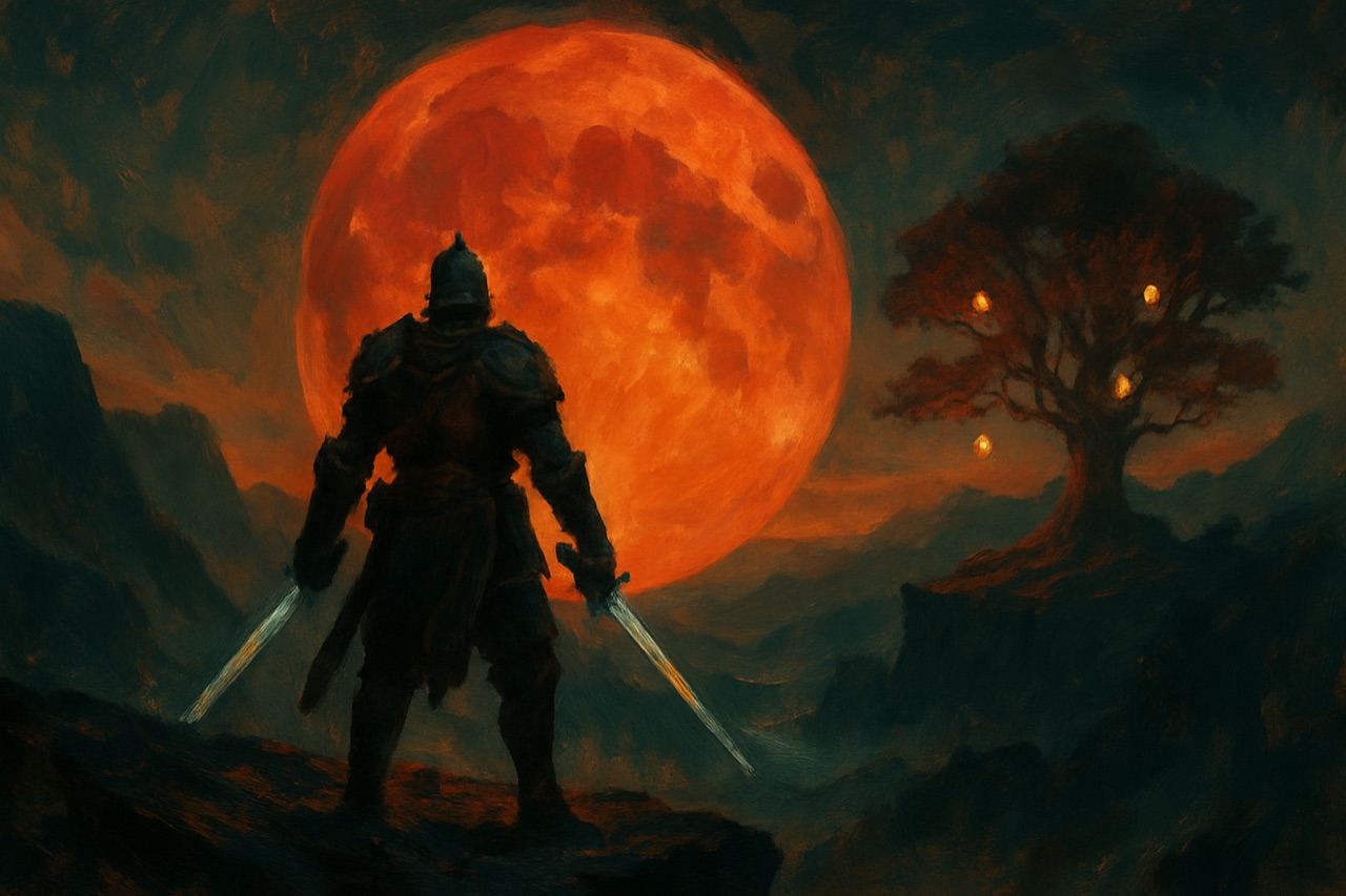 Painterly key art for the worlds and stories